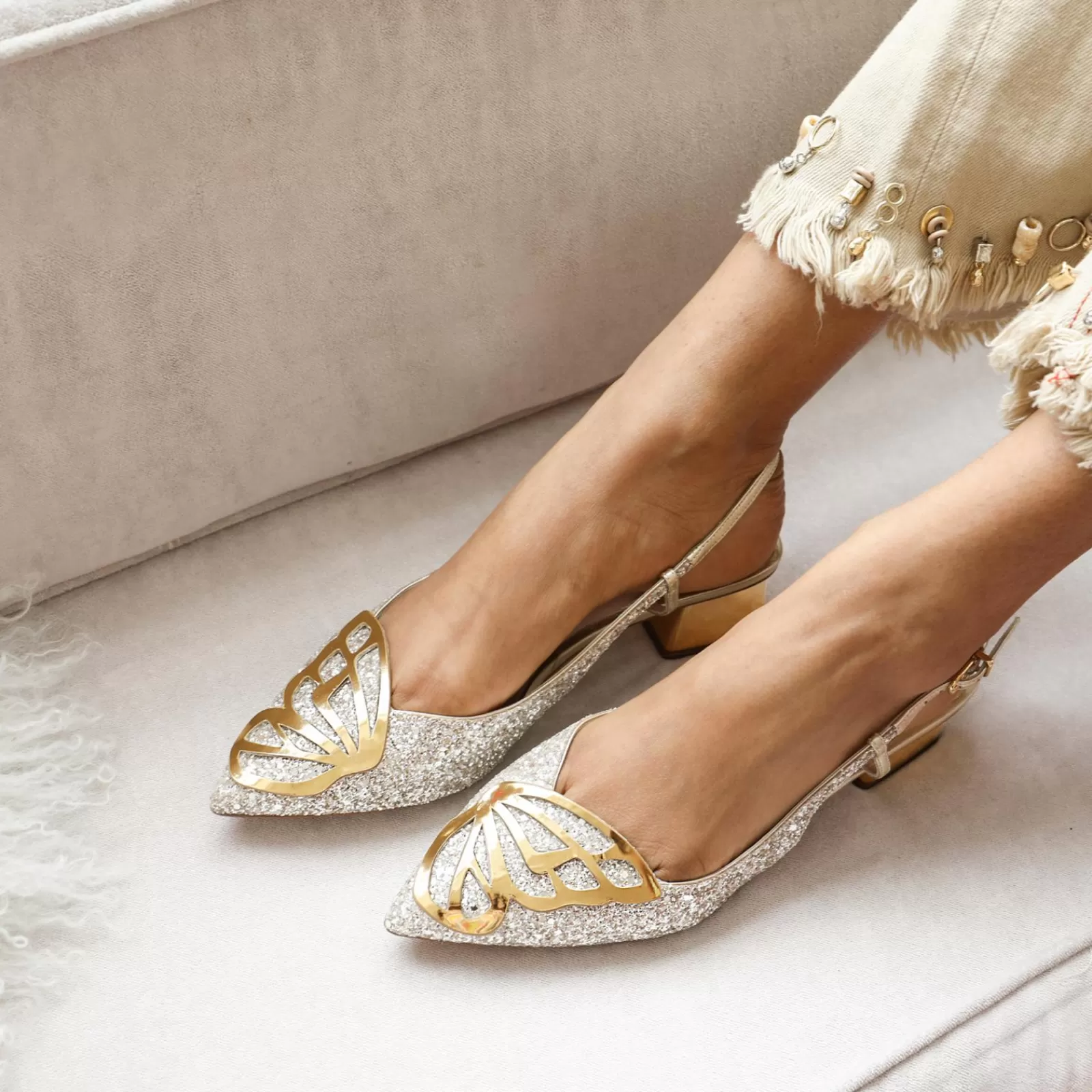 Sophia Webster Butterfly Pump Low^ MATCHING MUM & MINI | MOTHER OF THE BRIDE