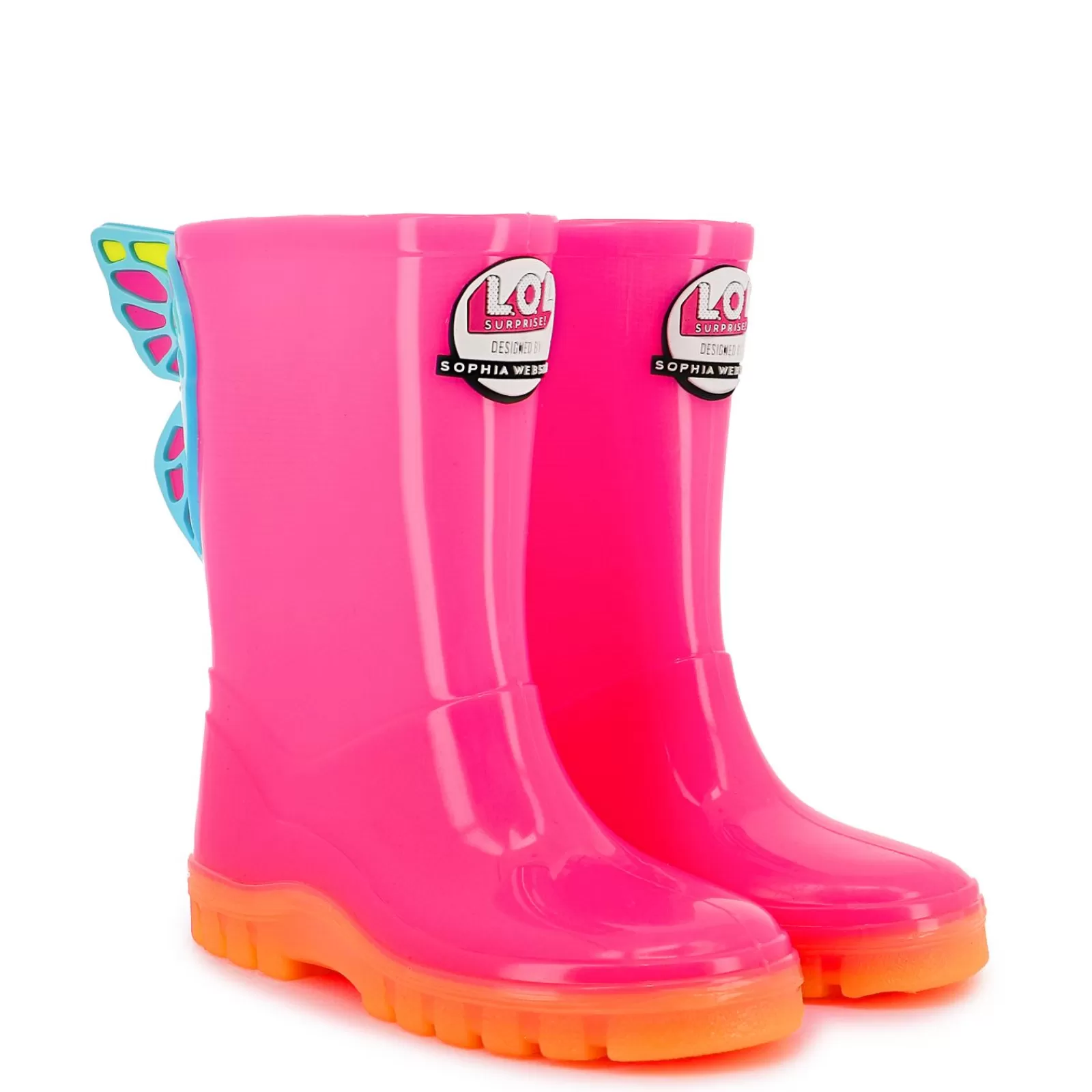 Sophia Webster Neon QT Butterfly Welly^ SW X LOL! SURPRISE COLLAB | MATCHING MUM & MINI