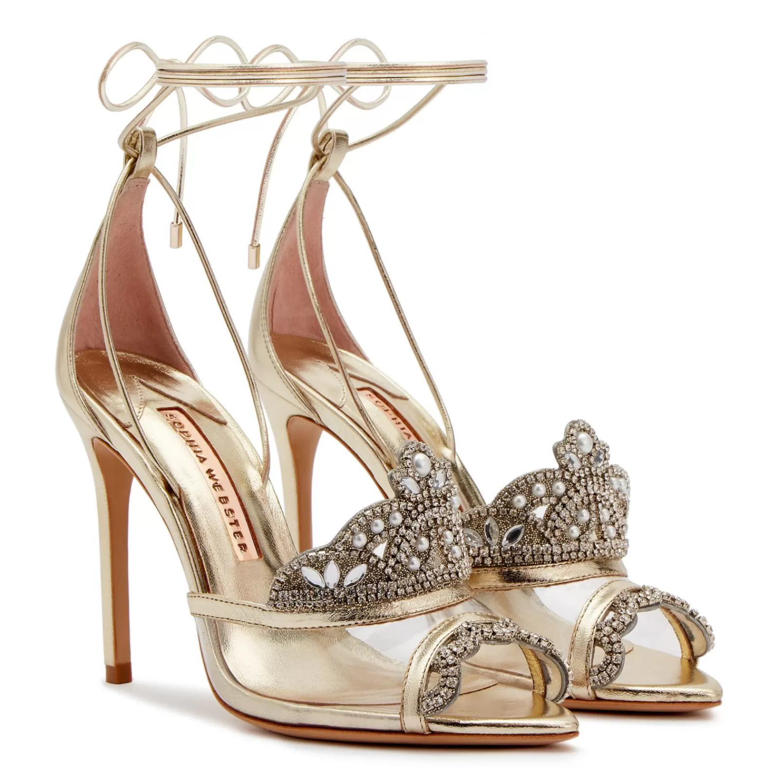 Sophia Webster Royalty Glass Sandal^ BRIDAL | MATCHING BAGS & SHOES